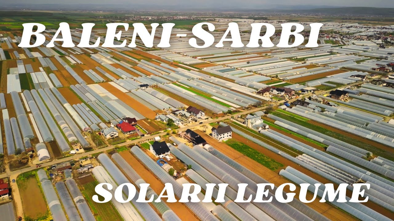 Băleni-Sârbi - Marea de sere și solarii - YouTube