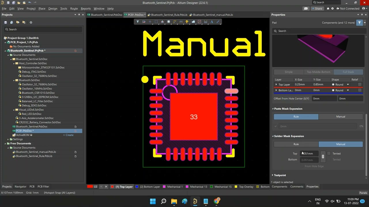 Altium - How to avoid solder mask errors in PCB?