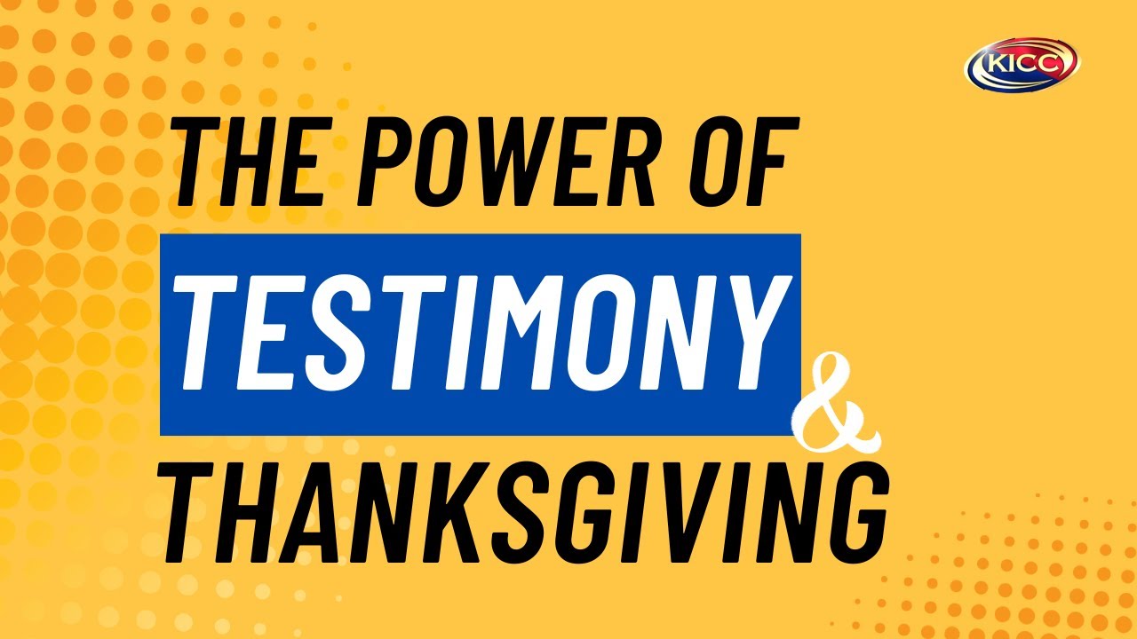 The Power of Testimony & Thanksgiving | DOING LIFE WITH GOD - Part 5 | 25 January 2026