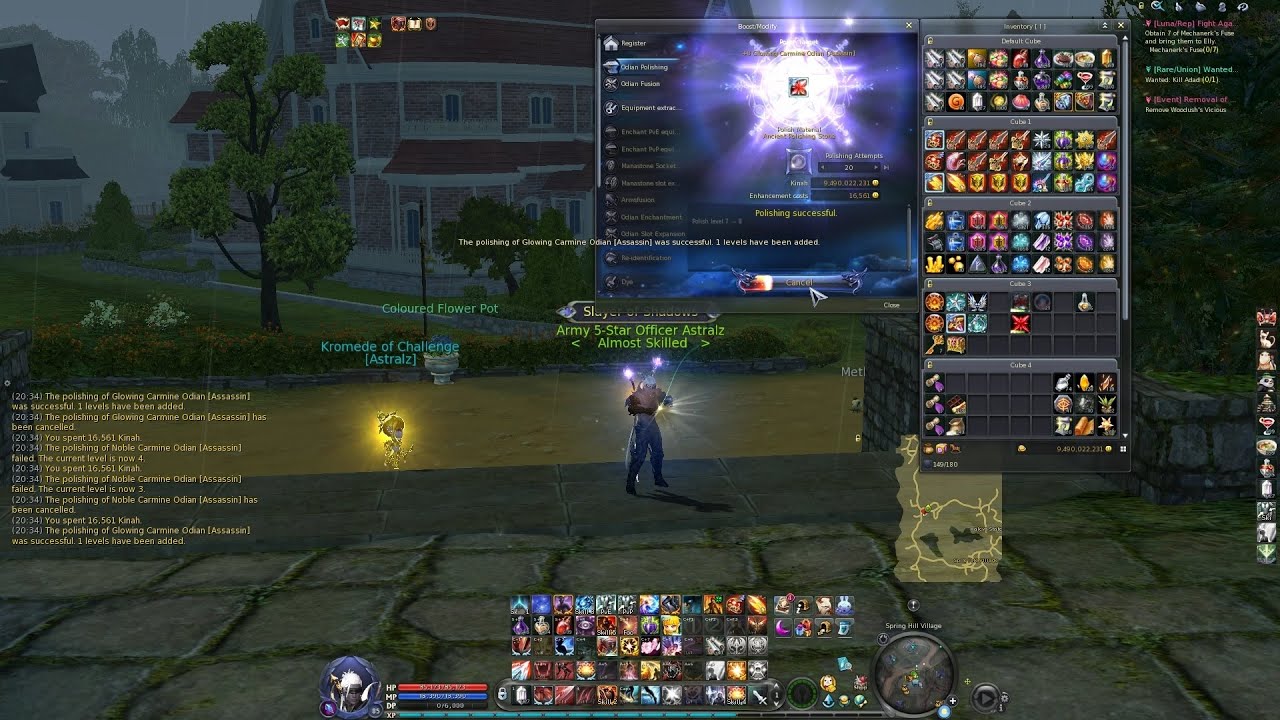 Aion 8.0 Part 2 Enchanting Glowing Odian