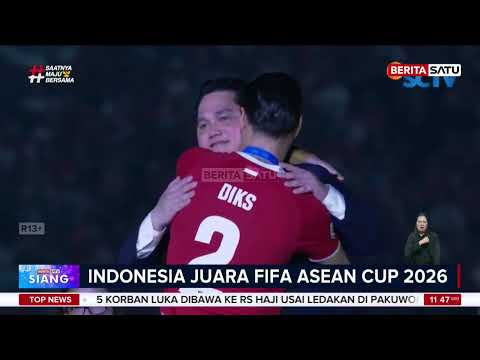 Juara FIFA ASEAN Cup, Prabowo: Kita Bangga Timnas Tidak Pantang Menyerah