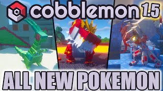 ALL NEW POKEMON in Cobblemon 1.5 Ruins and Revival!