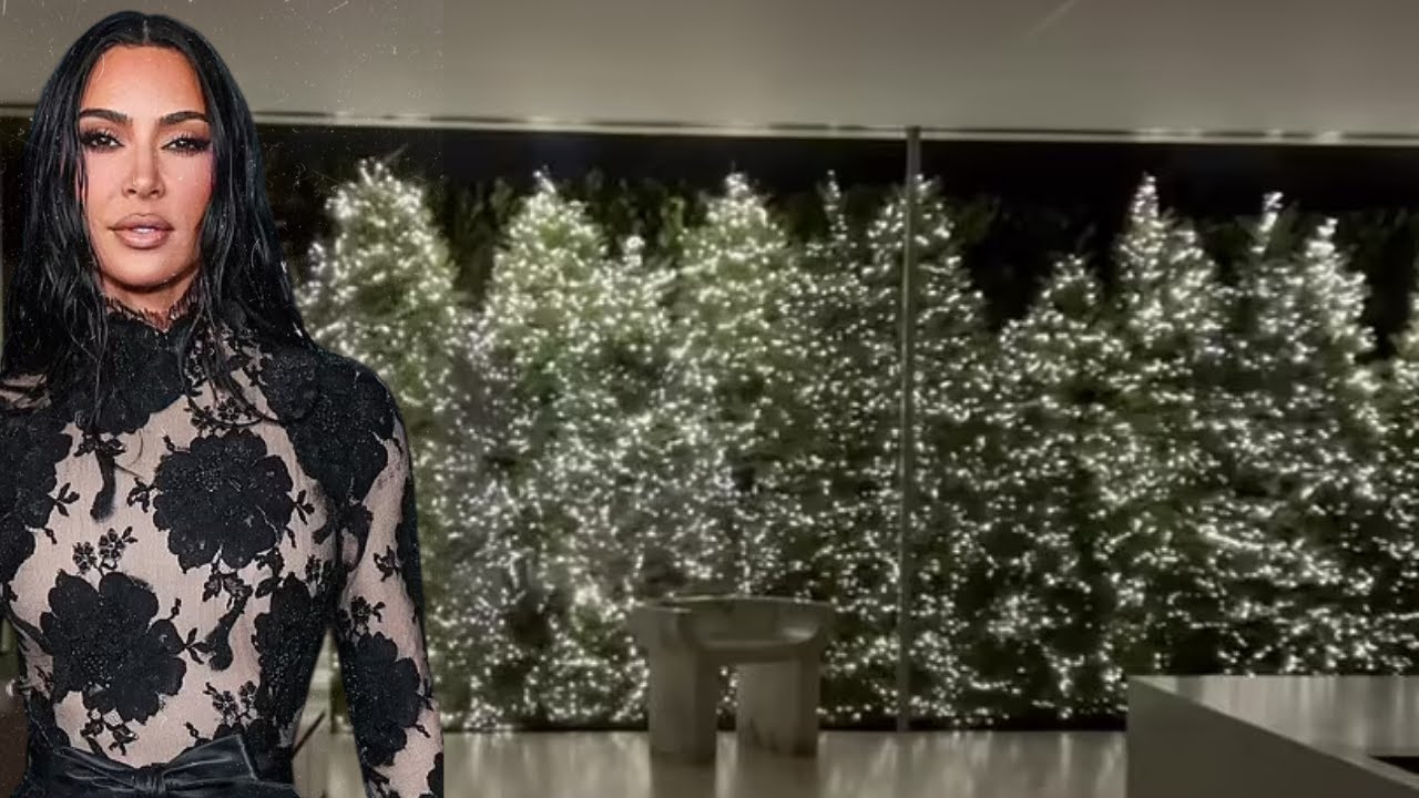 Why Does Kim Kardashian Have TWELVE Christmas Trees in Her Bathroom? 🎄