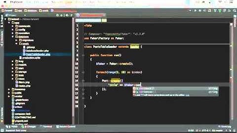 Getting Started With Laravel 4   3 5  Laravel 4 Database Seeding