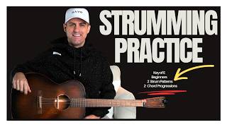 Practice Strumming Chords in the Key of E (Beginners) Practice with me!