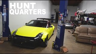 Visiting Tjs Huntquarters 350Z Street Drifting