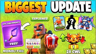 🔥INSANE JUNE 2026 UPDATE! Monolith Arrow, Anime Fury Skins, 2x CWL's & New Events in Clash Of Clans! screenshot 1