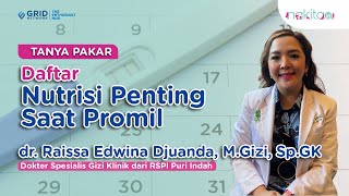 Daftar Nutrisi Penting Saat Program Hamil