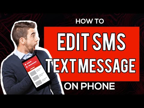 Video: How To Rewrite SMS From Phone