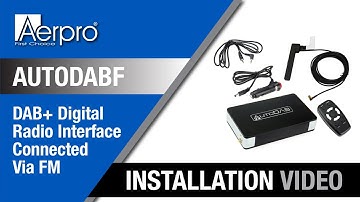 AUTODAB FM - DAB+ DIGITAL RADIO INTERFACE CONNECTED VIA FM
