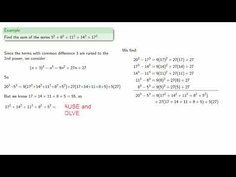 Pascal and Series Summation