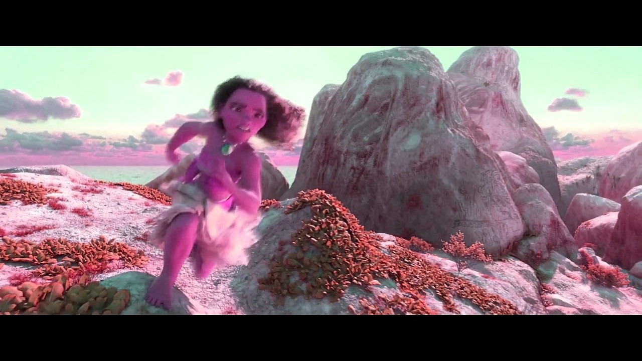 Moana Jumps Off the Cliff to Chase Maui in the Sea, but… (Sponsored by: Gamavision Csupo Effects)