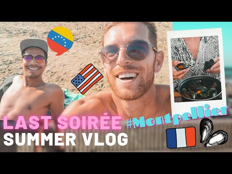LAST SOIRÉE IN MONTPELLIER | South of France | Summer Travel Vlog | Franglais (French &amp; English)