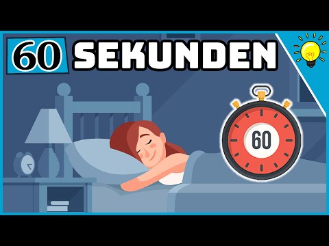 Einschlafen in 60 Sekunden - Die 4-7-8 Methode 😴