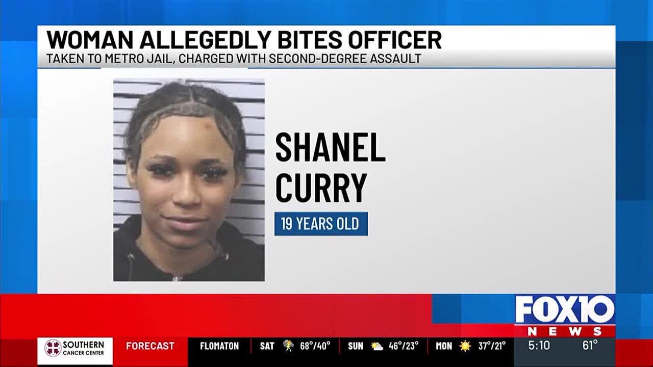 Mobile police: Woman jailed after allegedly biting officer - YouTube