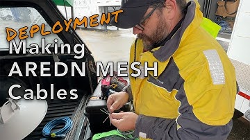 Making AREDN MESH Cables on a Field Deployment