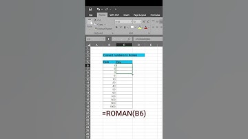 Excel Tip: Convert Numbers to Roman Numerals Easily! #Excel