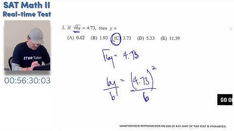 Star Tutors SAT Series: TIMED SAT Math Level II Exam (CB4) - Can Chase get a PERFECT SCORE (800)!?