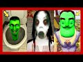 Skibidi toilet vs Slendrina, Wilson, Minecraft in Granny&#39;s house - pt 32