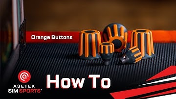 How To: Orange Buttons for the Forte® Wheel | Asetek SimSports®