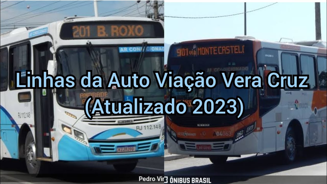Todas as linhas da Auto Viação Vera Cruz (Atualizado 2023) - YouTube