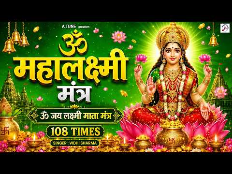 Mahalakshmi Mantra 108 Times | Om Mahalakshmai Namo Namah | लक्ष्मी मंत्र | Laxmi Mantra