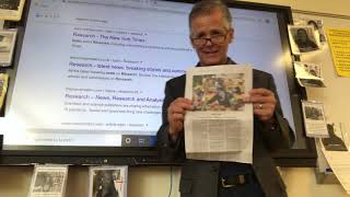 Full AP Research - Finding research problems and questions in the news News