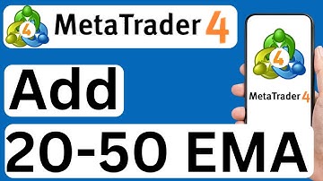 How to Add 20 and 50 EMA on MetaTrader 4 Mobile App - Easy to Follow