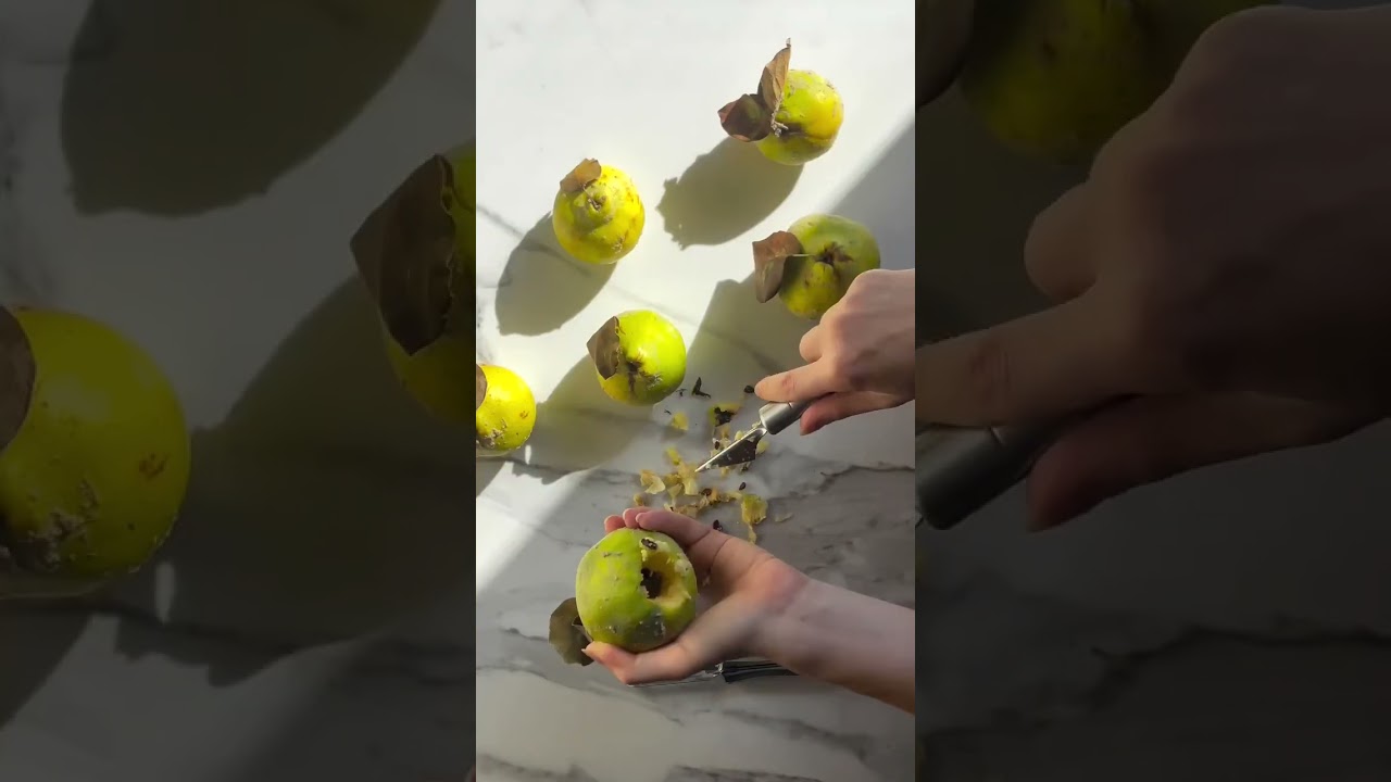 ingredients for poached quince with manchego panna cotta is below and directions