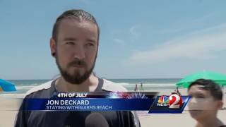 Volusia beaches packed for July 4 holiday