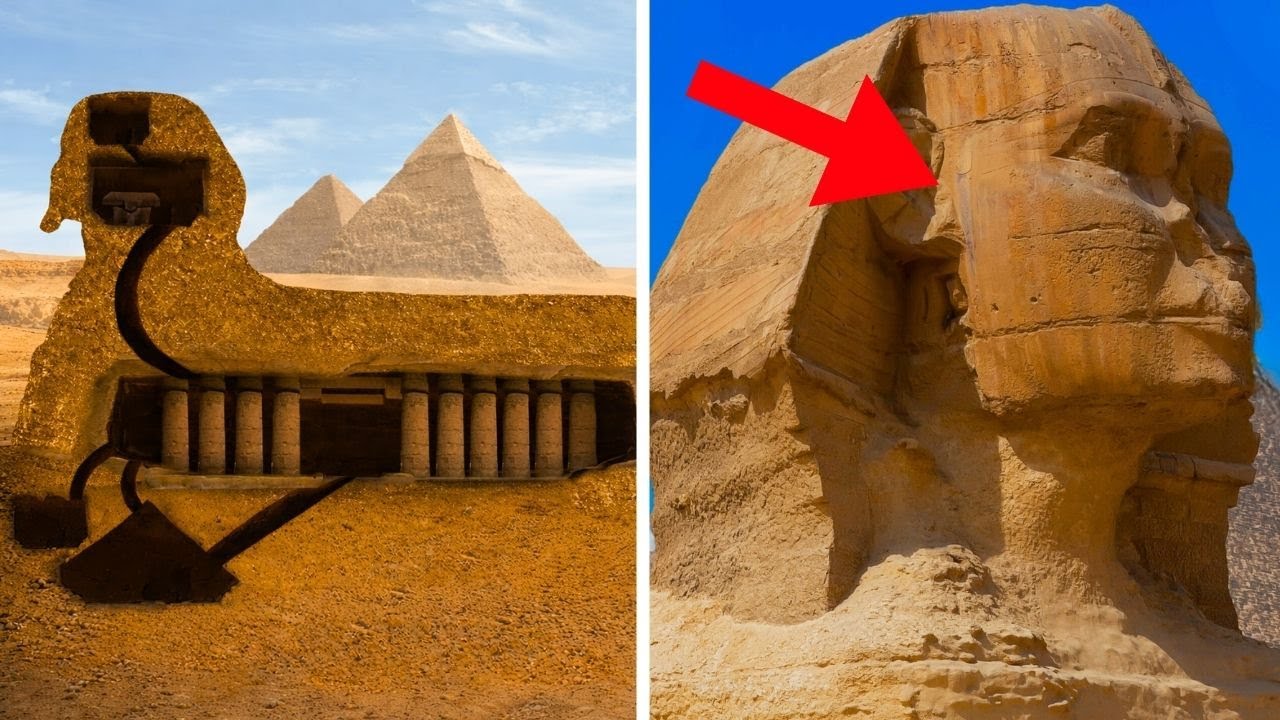 Wissenschaftler trauten ihren Augen nicht - Verborgene Kammern im Inneren der Sphinx entdeckt!