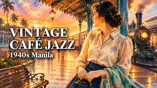 잔잔한 재즈 | Soft Swing Jazz with Muted Trumpet & Piano for Work, Study and Relaxing | 1940 Manila screenshot 5