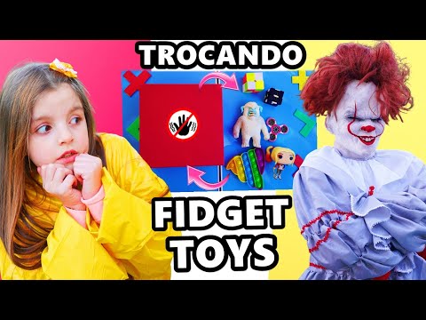 TROCAS DE FIDGET TOY / TROCANDO FIDGET TOYS COM IT A COISA