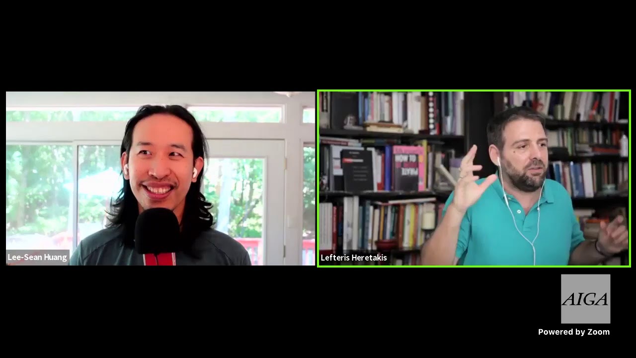 AIGA Design Future Live with Lee-Sean Huang and Lefteris Heretakis