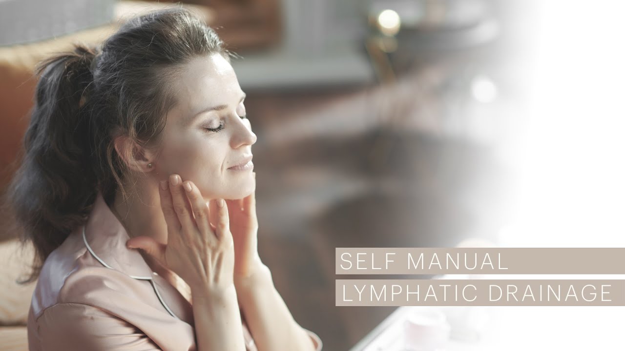 Manual lymphatic self draining massage - YouTube