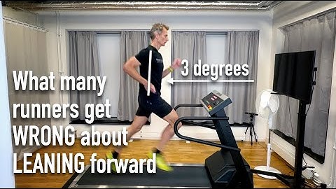 What many runners get WRONG about LEANING forward