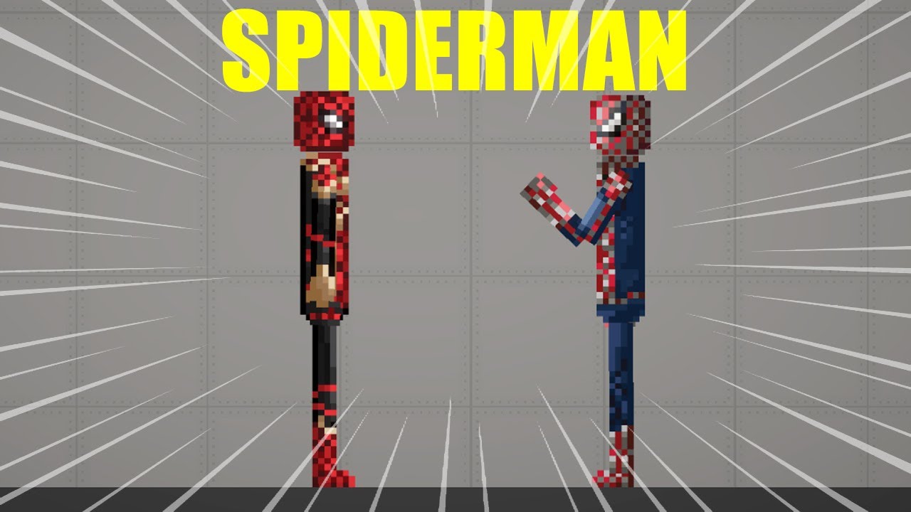 SPIDERMAN LIVING MOD IN MELON PLAYGROUND YouTube
