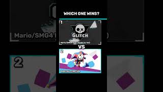 Which one wins? Mario/SMG4 Hat vs Digital Circus #shorts #digitalcircus #smg4