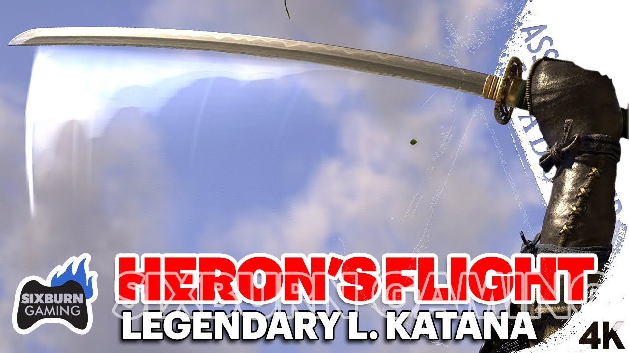 Assassin's Creed Shadows: Как получить легендарную длинную катану HERON'S FLIGHT. Демонстрация ме...