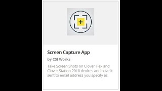 Screen Capture  For Clover Flex or Clover Station screenshot 5