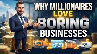 Why Millionaires Love Boring Businesses | The Wealth Secret Nobody Talks About