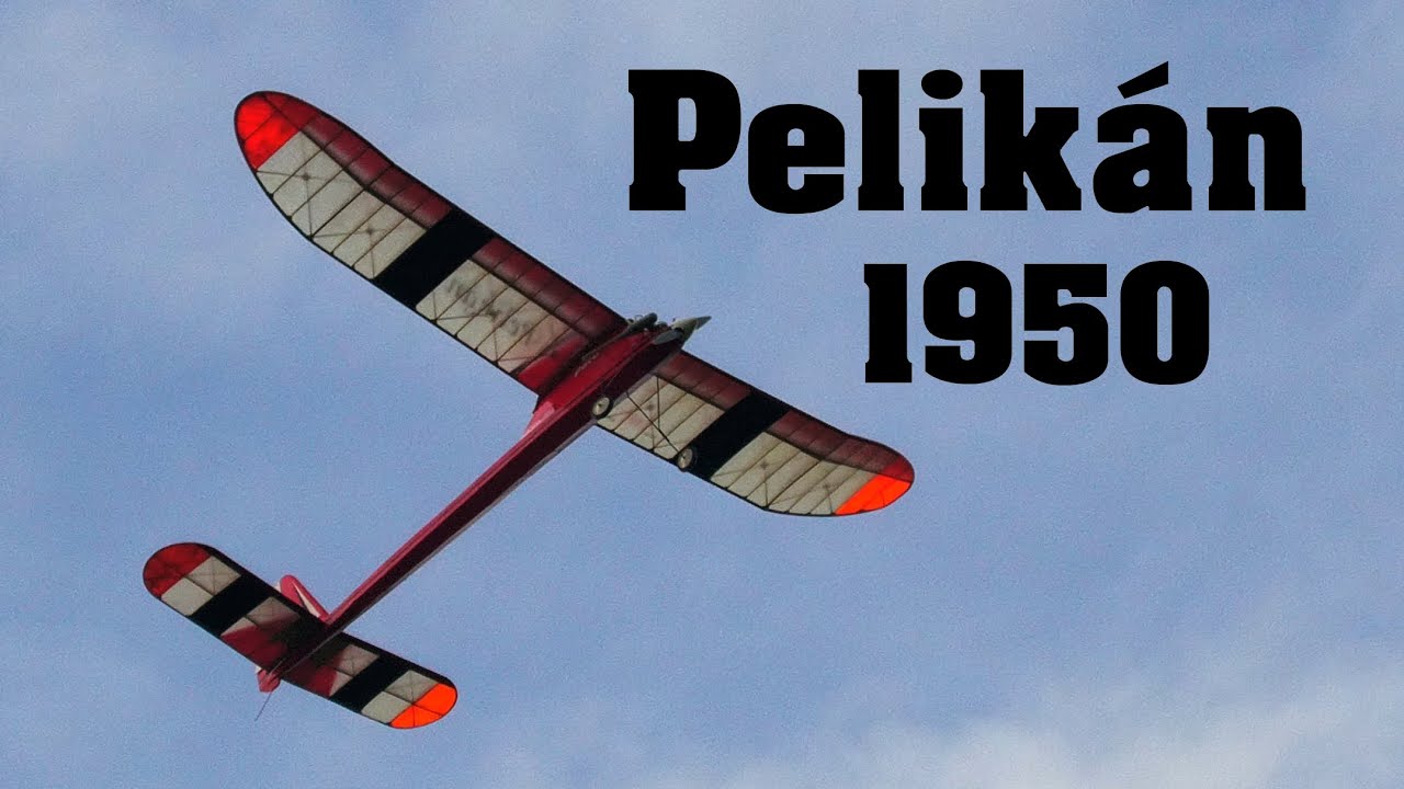 Pelikán 1950 | Class TEXACO | vintage RC plane | 4K | 2022
