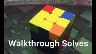 5 Advanced CFOP Walkthrough Solves (white only)