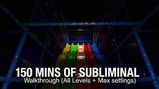 150 Mins of SUBLIMINAL - Walkthrough (All Levels + Max settings) | Liminal Space (No Commentary)