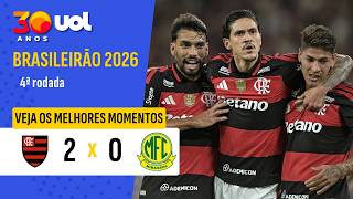 FLAMENGO 2 X 0 MIRASSOL | MELHORES MOMENTOS | BRASILEIRÃO 2026
