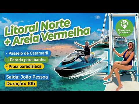 🌅 Litoral Norte, Areia Vermelha e Entardecer no Jacaré | Passeio Completo na Paraíba