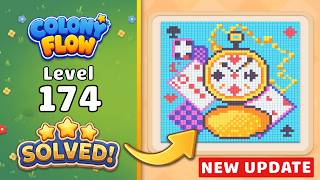 Information Colony Flow Level 174 Walkthrough & Solution 🐜 (New Update!) 🧩 Update