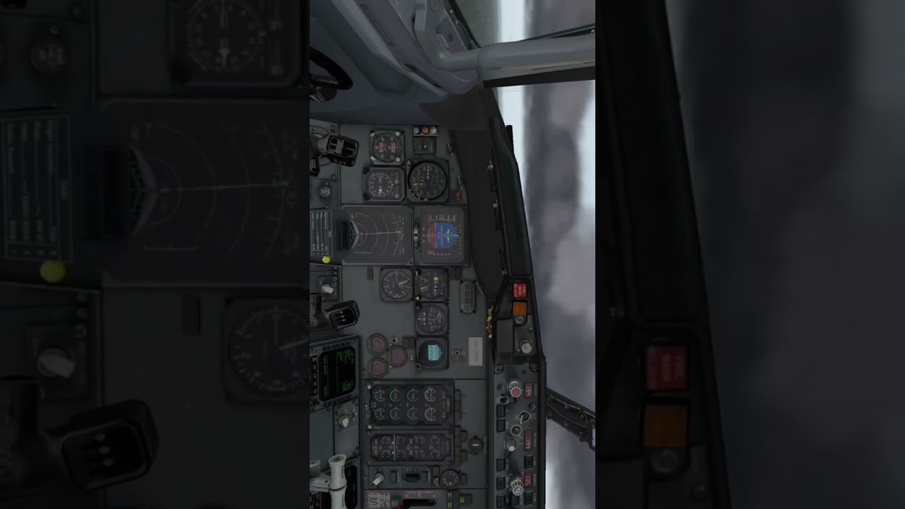 Boeing 737-500 Уход на второй круг 