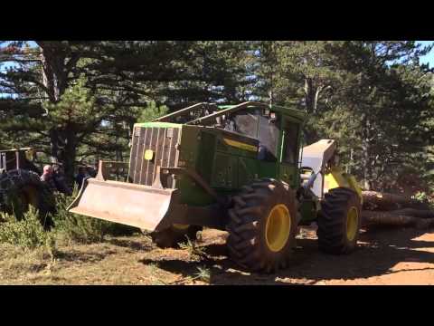 Skidder john deere 648L