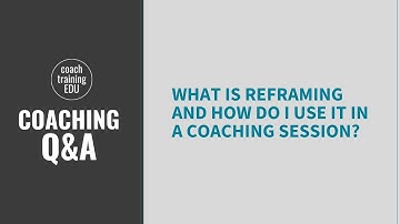 What is reframing and how do I use it in a coaching session?